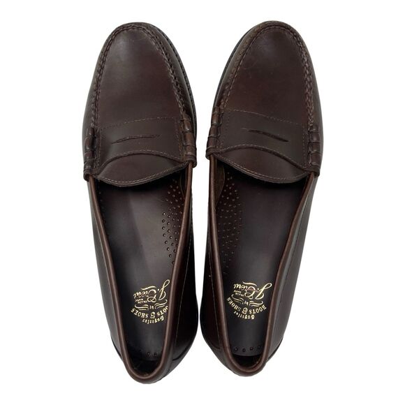 J Crew Camden Loafers Mens 11 Brown Leather Sole Penny Preppy Career BJ009 main image 11